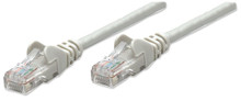 Intellinet IEC-C5-GY-7, Network Cable, Cat5e, UTP, RJ45 Male / RJ45 Male, 2.0 m (7 ft.), Gray, Part# 318976