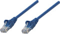 Intellinet IEC-C5-BL-10, Network Cable, Cat5e, UTP, RJ45 Male / RJ45 Male, 3.0 m (10 ft.), Blue, Part# 319775