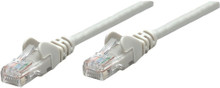 Intellinet IEC-C5-GY-10, Network Cable, Cat5e, UTP, RJ45 Male / RJ45 Male, 3.0 m (10 ft.), Gray, Part# 319768