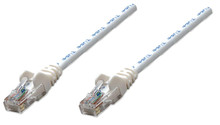 Intellinet IEC-C5-WT-10, Network Cable, Cat5e, UTP, RJ45 Male / RJ45 Male, 3.0 m (10 ft.), White, Part# 320696