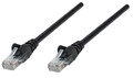 Intellinet IEC-C5-BK-14, Network Cable, Cat5e, UTP, RJ45 Male / RJ45 Male, 5.0 m (14 ft.), Black, Part# 320771