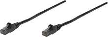 Intellinet Network Cable, Cat6, UTP, RJ45 Male / RJ45 Male, 0.15 m (0.5 ft.), Black, Part# 347389