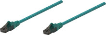 Intellinet Network Cable, IEC-C6-GR-0.5, Cat6, UTP, RJ45 Male / RJ45 Male, 0.15 m (0.5 ft.), Green, Part# 347426