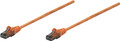 Intellinet IEC-C6-OR-0.5, Network Cable, Cat6, UTP, RJ45 Male / RJ45 Male, 0.15 m (0.5 ft.), Orange, Part# 347402