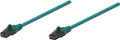 Intellinet IEC-C6-GR-1, Network Cable, Cat6, UTP, RJ45 Male / RJ45 Male, 0.3 m (1 ft.), Green, Part# 344845