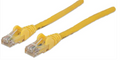 Intellinet IEC-C6-YLW-1, Network Cable, Cat6, UTP, RJ45 Male / RJ45 Male, 0.3 m (1 ft.), Yellow, Part# 344920