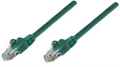 Intellinet IEC-C6-GR-5, Network Cable, Cat6, UTP, RJ45 Male / RJ45 Male, 1.5 m (5 ft.), Green, Part# 342483