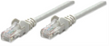 Intellinet IEC-C6-GY-5, Network Cable, Cat6, UTP, RJ45 Male / RJ45 Male, 1.5 m (5 ft.), Gray, Part# 340380