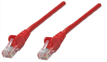 Intellinet IEC-C6-RD-5, Network Cable, Cat6, UTP, RJ45 Male / RJ45 Male, 1.5 m (5 ft.), Red, Part# 342155