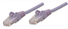 Intellinet IEC-C6-PRP-7, Network Cable, Cat6, UTP, RJ45 Male / RJ45 Male, 2.0 m (7 ft.), Purple,  Part# 393140