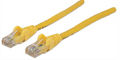 Intellinet IEC-C6-YLW-7, Network Cable, Cat6, UTP, RJ45 Male / RJ45 Male, 2.0 m (7 ft.), Yellow, Part# 342360
