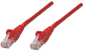 Intellinet IEC-C6-RD-10, Network Cable, Cat6, UTP, RJ45 Male / RJ45 Male, 3.0 m (10 ft.), Red, Part# 342179