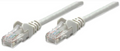 Intellinet IEC-C6-GY-14. Network Cable, Cat6, UTP, RJ45 Male / RJ45 Male, 5.0 m (14 ft.), Gray, Part# 336765