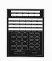 NEC DESI LBLS - DSX 34B (BK) 20/PK, 34-Key Phone Labels (Black) , Part# 1093083  
