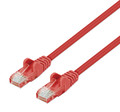 Intellinet IEC-C6-RD-7-SLIM, Cat6 UTP Slim Network Patch Cable, 100% Copper, RJ45 Male to RJ45 Male, 7 ft. (2 m), Red, Part# 743532