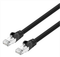 Intellinet IEC-C8AS-BK-25, Cat8.1 S/FTP Network Patch Cable, 25 ft., Black, 40G, 2 GHz, 100% Copper, 24 AWG, RJ45, Stranded, Snag-free, Gold-plated Contacts, Part# 743105
