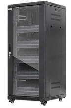 Intellinet INC-FSPRO-24X24-27U, Pro Line Network Cabinet with Integrated Fans, 27U, Part# 716239