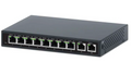 Intellinet 10-Port PoE+ Switch with 8 Gigabit Ethernet Ports and 2 SFP Uplinks, IPS-08G02-58W, Part# 562027