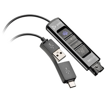 Poly DA85-M USB to QD Black Adapter TAA, Part# 786C8AA