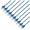 Intellinet IEC-C6-BL-0.5-SLIM-10P, Cat6 U/UTP Slim Network Patch Cable, 0.5 ft., Blue, 10-Pack, Part# 744324