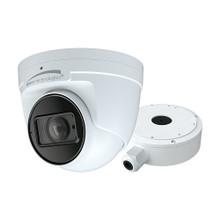 Speco H8T8M 8MP HD-TVI Turret Camera, 2.8-12mm Varifocal Lens, IP67, White, Part# H8T8M