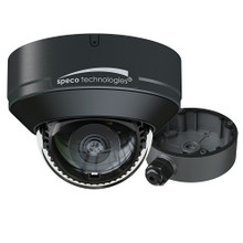 Speco O4FD2 4MP Flexible Intensifier IP Dome Camera with Advanced Analytics, NDAA, 2.8mm Fixed Lens, Dark Gray, Part# O4FD2