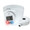 Speco O4TDD2 4MP IP Turret Camera with AI, Audio and Visual Deterrent, 2.8mm Fixed Lens, NDAA, White, Part# O4TDD2