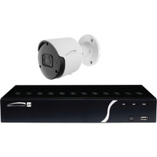 Speco ZIPB16N1 16-Channel 8MP NVR with 4TB HDD & 12 5MP Night Vision Bullet Cameras Kit, Part# ZIPB16N1