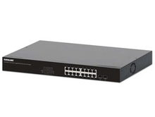 Intellinet 18-Port PoE++ Switch with 16 Gigabit Ethernet Ports and 2 SFP Uplinks, Part# 562232