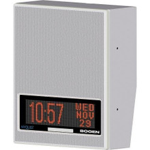 Bogen NQ-S1810WBC Wall Baffle Combo Speaker with Integrated LED Text Display and LED Flasher, VoIP, Part# NQ-S1810WBC