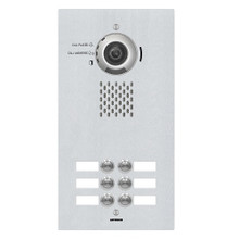 Aiphone IX-DVF-6 IX Series 6-Call Button IP Video Door Station, Flush Mount, Stainless Steel, Part# IX-DVF-6