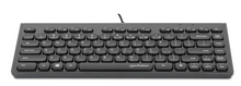 Manhattan Slim Wired USB Mini Keyboard, Part# 180702