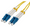 Intellinet 30 m LC to LC UPC Fiber Optic Patch Cable, 2.0 mm, Duplex, OFNR, Singlemode BIF, Yellow, Part# 751797