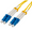 Intellinet 9 m LC to LC UPC Fiber Optic Patch Cable, 2.0 mm, Duplex, OFNR, Singlemode BIF, Yellow, Part# 751735