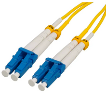 Intellinet 35 m LC to LC UPC Fiber Optic Patch Cable, 2.0 mm, Duplex, OFNR, Singlemode BIF, Yellow, Part# 751803