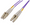 Intellinet 1 m LC to LC UPC Fiber Optic Patch Cable, 2.0 mm, Duplex, OFNR, OM4 Multimode, Violet, Part# 752169