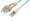 Intellinet 7 m LC to SC UPC Fiber Optic Patch Cable, 2.0 mm, Duplex, OFNR, OM4 Multimode, Aqua, Part# 752398