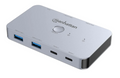 Manhattan 2-Port HDMI USB-C KVM Switch 4K@60Hz with Power Delivery, Part# 154390