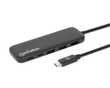 Manhattan USB-C Docking Station with 100 W PD / 4K HDMI 5-in-1 Multiport USB Hub, Part# 130721