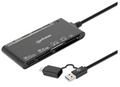 Intellinet USB-C / USB-A Combo Multi-Card Reader / Writer, Part# 102780