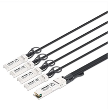 Intellinet 40G QSFP+ to 4 x 10G Passive DAC Breakout Cable, 7 ft., IDAC-40G-4X10G-7, Part# 509794