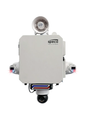 Speco Digital Deterrent Box powered with AC 110-277V. Supports EXTERNAL Battery Charge/Discharge, 2 DD Turrets x 1 PTZ, Part# DD4A2TMZ