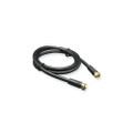 ICC PATCH CORD, RG6 F-TYPE MALE-MALE 12 FT Stock# ICPCSF12BK