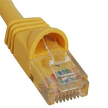 ICC PATCH CORD, CAT 5e, MOLDED BOOT, 10' YL Stock# ICPCSJ10YL