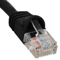 ICC PATCH CORD, CAT 6, MOLDED BOOT, 1' BK Stock# ICPCSK01BK