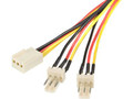 Startech.com 12in Tx3 Fan Power Splitter Cable  Part# TX3SPLIT12