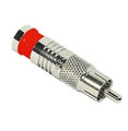 ICC CONNECTOR, RCA, RG6Q, RED, 20PK Stock# ICRDSR64RD