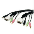 STARTECH.COM CONNECT HIGH RESOLUTION DVI VIDEO, USB, AUDIO AND MICROPHONE ALL IN ONE CABLE - Part# 2249661