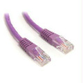 Startech.com 50ft Purple Molded Cat5e Utp Patch Cable  Part# M45PATCH50PL