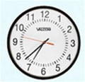 DISCONTINUED- Valcom 16" Round Clock, Black, Surface Mount, 110V ~ Stock# V-A11016 ~ NEW